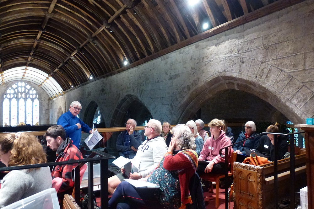 In the words of Sue King, an attendee at  the M1 at Chagford with ART tutor, Les Boyce, "...the whole day ran like a well-oiled machine, helped by coffee and tea breaks at just the right moments... bellringing.org/2024/09/28/m1-…  #ARTM1