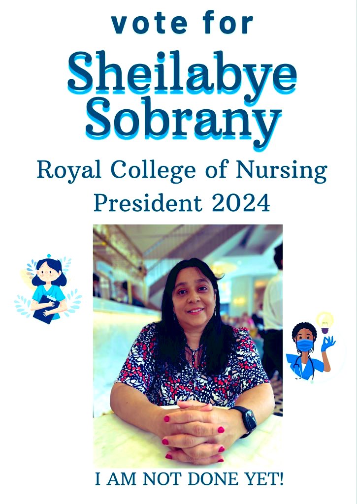 Re-elect me for Royal College of Nursing President….
Forward Ever ….Backward Never! 
Spread the word and Vote for me if you are an RCN member and get your friends, and their nurse RCN friends to vote for me too 
✅✅✅ share the vote