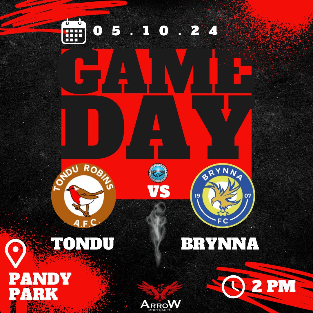 Tondu Robins AFC (@tondurobins) on Twitter photo 🔥Home Of Football🔥
This weekend we welcome a very good <a href="/FCBrynna/">Brynna Football Club</a> side to Pandy Park.
<a href="/LeagueBrid29086/">Bridgend & District Football League</a>
<a href="/ArroWmortgages/">ArroW Mortgages</a>
UppaRobins 🔴⚫️ 🔥Home Of Football🔥
This weekend we welcome a very good <a href="/FCBrynna/">Brynna Football Club</a> side to Pandy Park.
<a href="/LeagueBrid29086/">Bridgend & District Football League</a>
<a href="/ArroWmortgages/">ArroW Mortgages</a>
UppaRobins 🔴⚫️