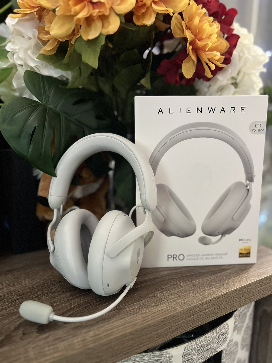 pirategrayson's tweet photo. So excited!! I have a new addition to my setup 😍 The @Alienware Pro Headset is gorgeous and comfy 🥰 Thank you so much AW! They’ll be available this month 👀 #AlienwareHive #AlienwarePartner
https://t.co/WejfW4Dxq7 https://t.co/lxHiFVXCUN