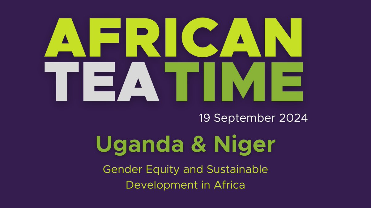 In case you missed this week’s #AfricanTeaTime, we had an inspiring discussion on gender equity and sustainable growth in Uganda and Niger! 🌍✨ Watch the full event here: youtu.be/Ayc1qM7LM-A #WomenEmpowerment #AfricaRising #MSU #GlobalDevelopment