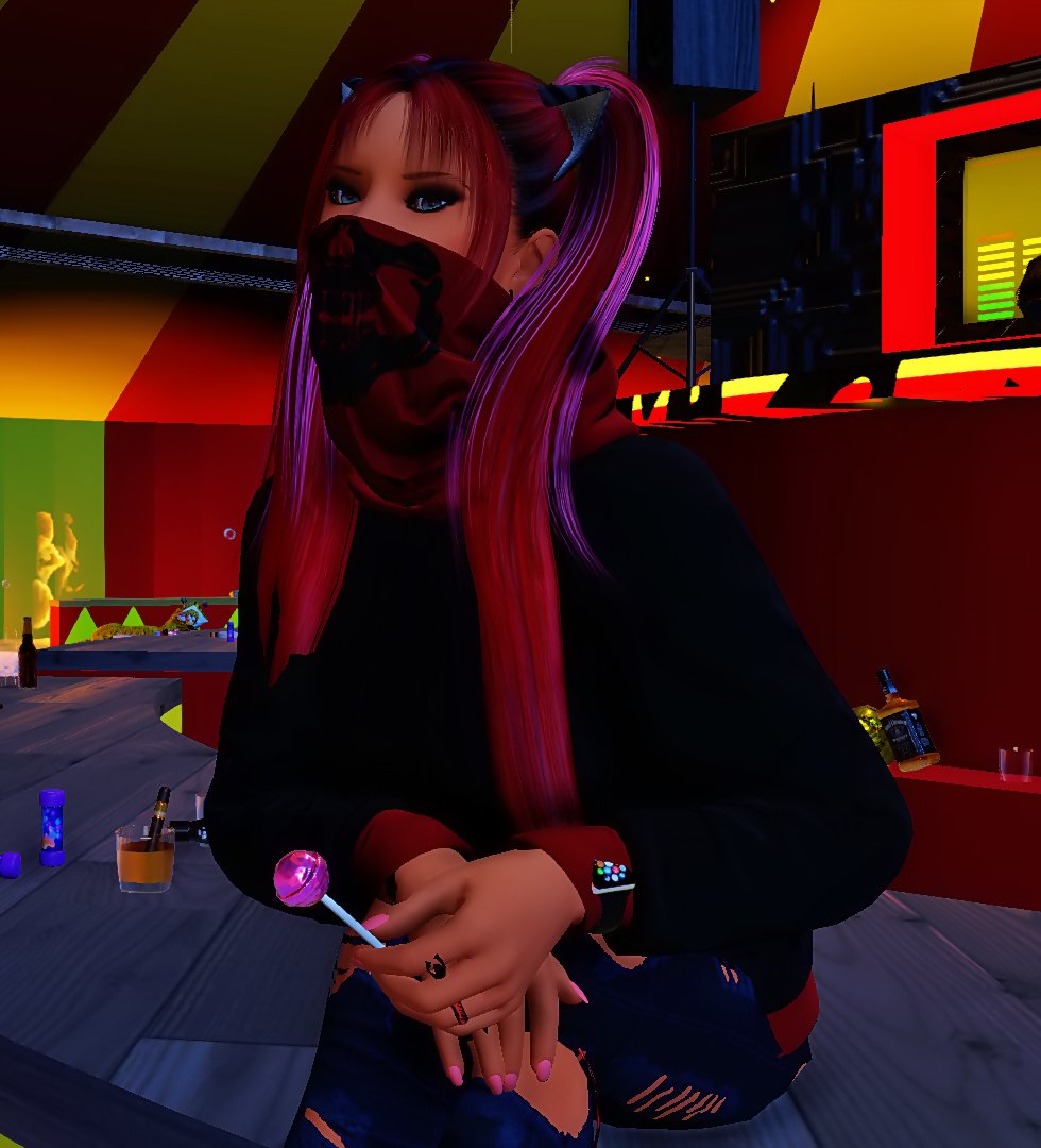 KittenStryx_3dx's tweet photo. God, I miss this place... 🥹

But now on to something better like-...Who to stick this lollipop on to make them into a unicorn next? 🤔💚

#3dxchat #VirtualPhotography #KittenStryx #EvilPlan #LollipopUnicorn #PetInACircus https://t.co/0cyNP4uZJc
