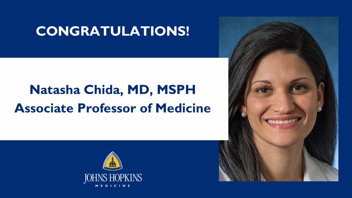 🎉Congratulations on your promotion! <a href="/ChidaNatasha/">Natasha Chida, MD MSPH</a>