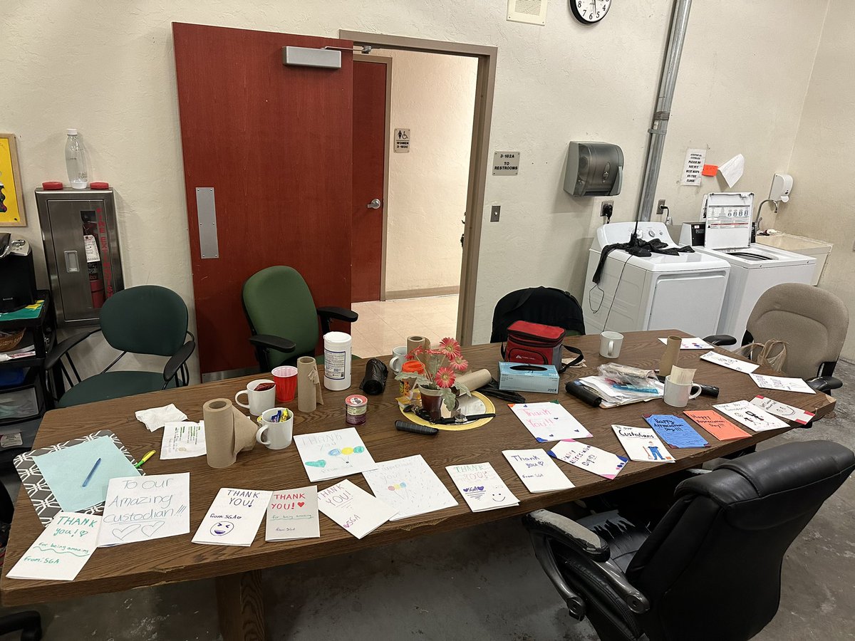 Proud and grateful for this amazing group of Cobra Custodians who keep <a href="/BocaRatonMiddle/">Boca Raton Middle</a> strong and beautiful! Many thanks to our SGA for special surprise of appreciation cards! <a href="/pbcsd/">The School District of Palm Beach County</a> <a href="/BreanaCKone/">Breana C Kone</a> <a href="/GuillotNikia/">nikia.guillot@palbeachschools.org</a>