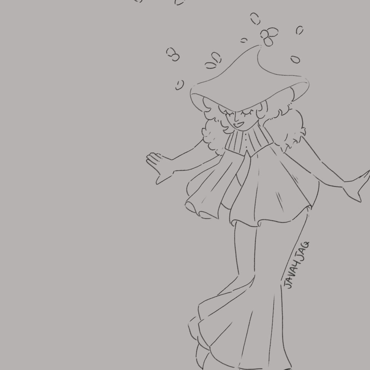 java4jaq's tweet image. My vent art! All lined up, but I'm not gonna color it teehee