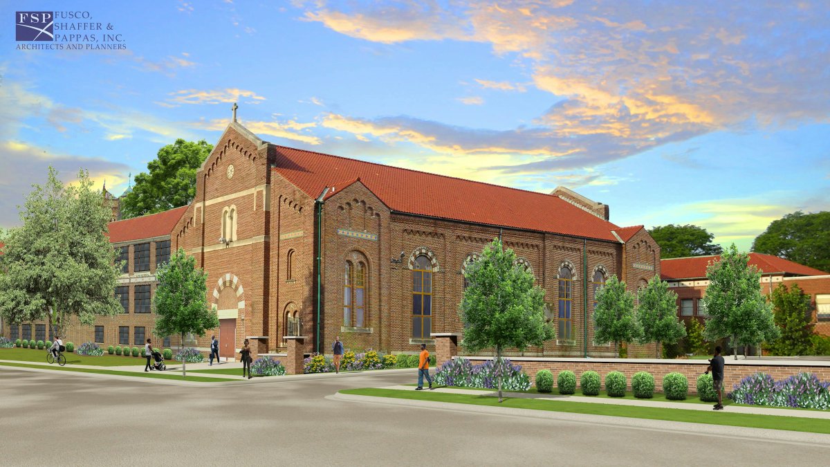 FSPArchitects1's tweet image. We are proud to collaborate with @voami, Ethos Development Partners, and @Cinnaire  to breathe new life into the historic St. Mary of Redford Catholic School into 61 units of permanent supportive housing. 
shorturl.at/RbqWt