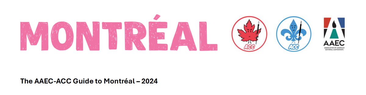 If you're on your way to Quebec for the 2024 AAEC+ACC Editorial Cartoonist Convention, here's a quick guide to Montreal.  editorialcartoonists.com/welcome-to-mon…