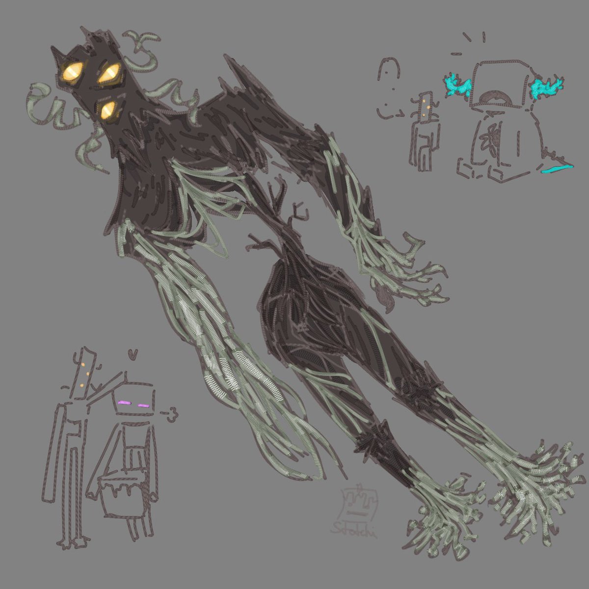StotchiO's tweet image. new mob (:
#art, #minecraftart