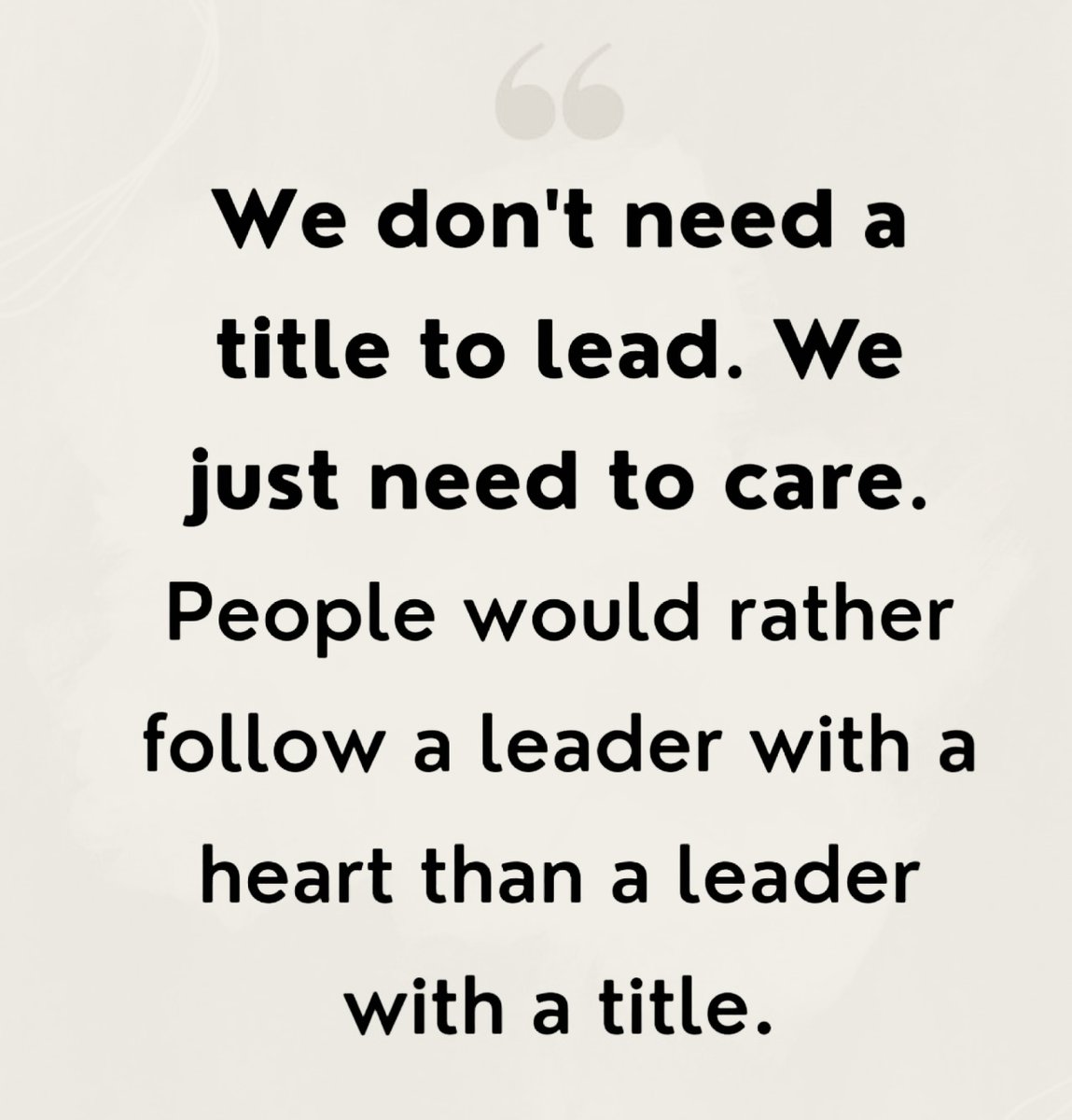 Genuinely believe this is true
#leadershipmusings ❤️