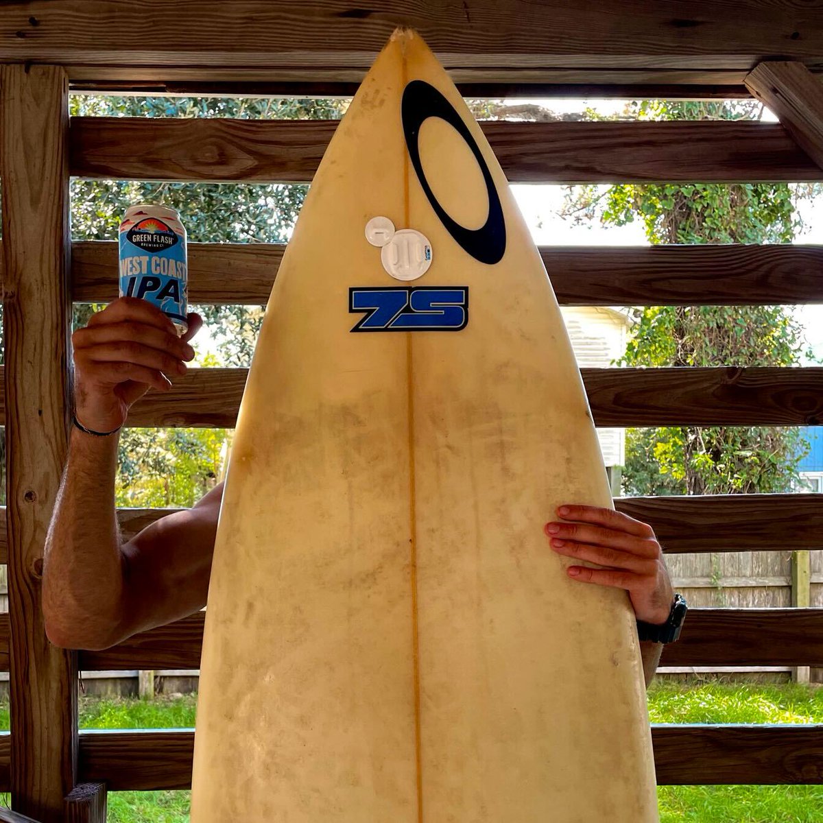 Basic essentials for a day full of stoke! 🏄‍♂️🍺 #greenflashbeer