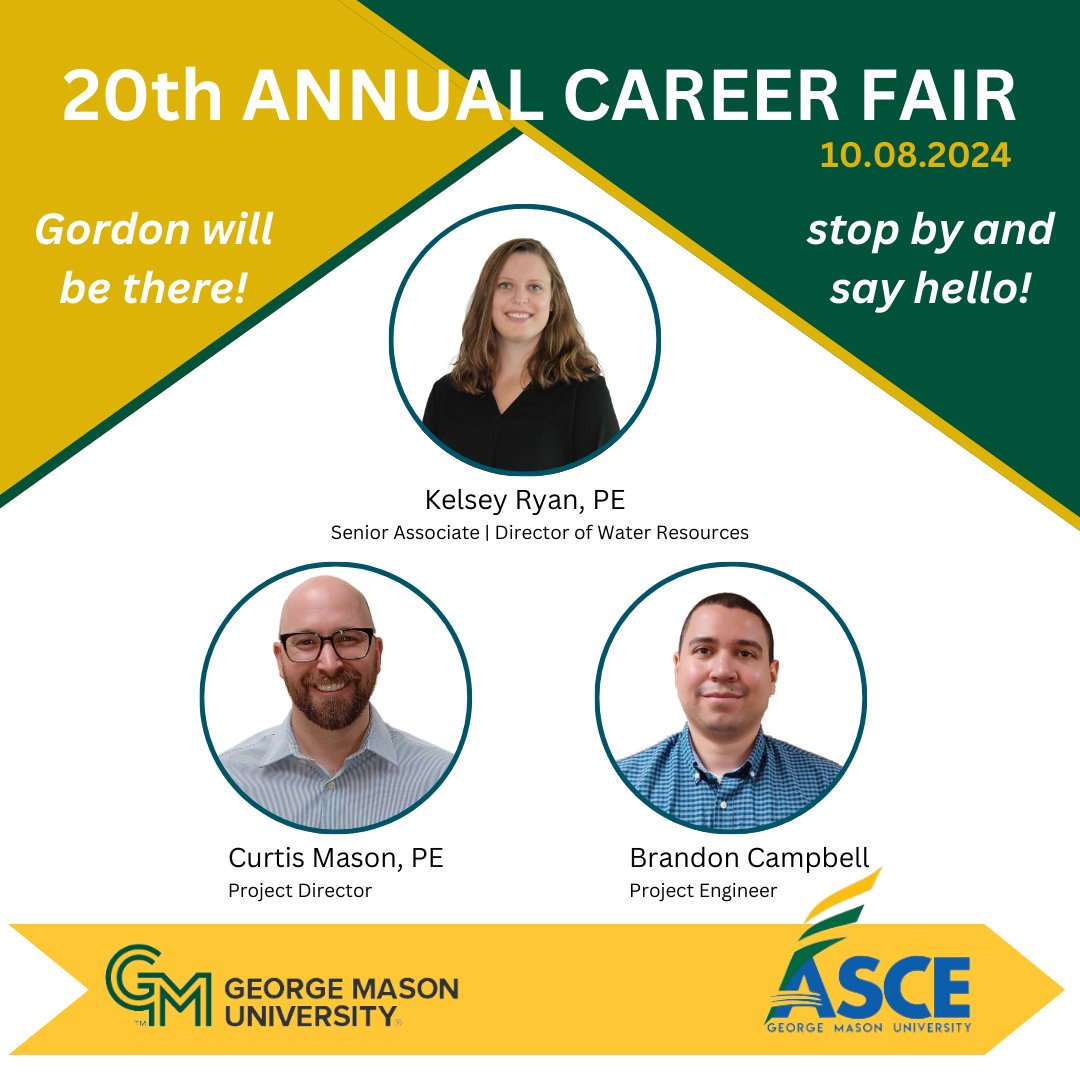 GORDON (@gordon_us) on Twitter photo We're attending <a href="/GeorgeMasonU/">George Mason University</a> <a href="/ASCETweets/">ASCE Headquarters</a> career fair next week and looking forward to meeting you! stop by and say hello π #masonnation #asce #careerfair #civilengineering #gordon We're attending <a href="/GeorgeMasonU/">George Mason University</a> <a href="/ASCETweets/">ASCE Headquarters</a> career fair next week and looking forward to meeting you! stop by and say hello π #masonnation #asce #careerfair #civilengineering #gordon