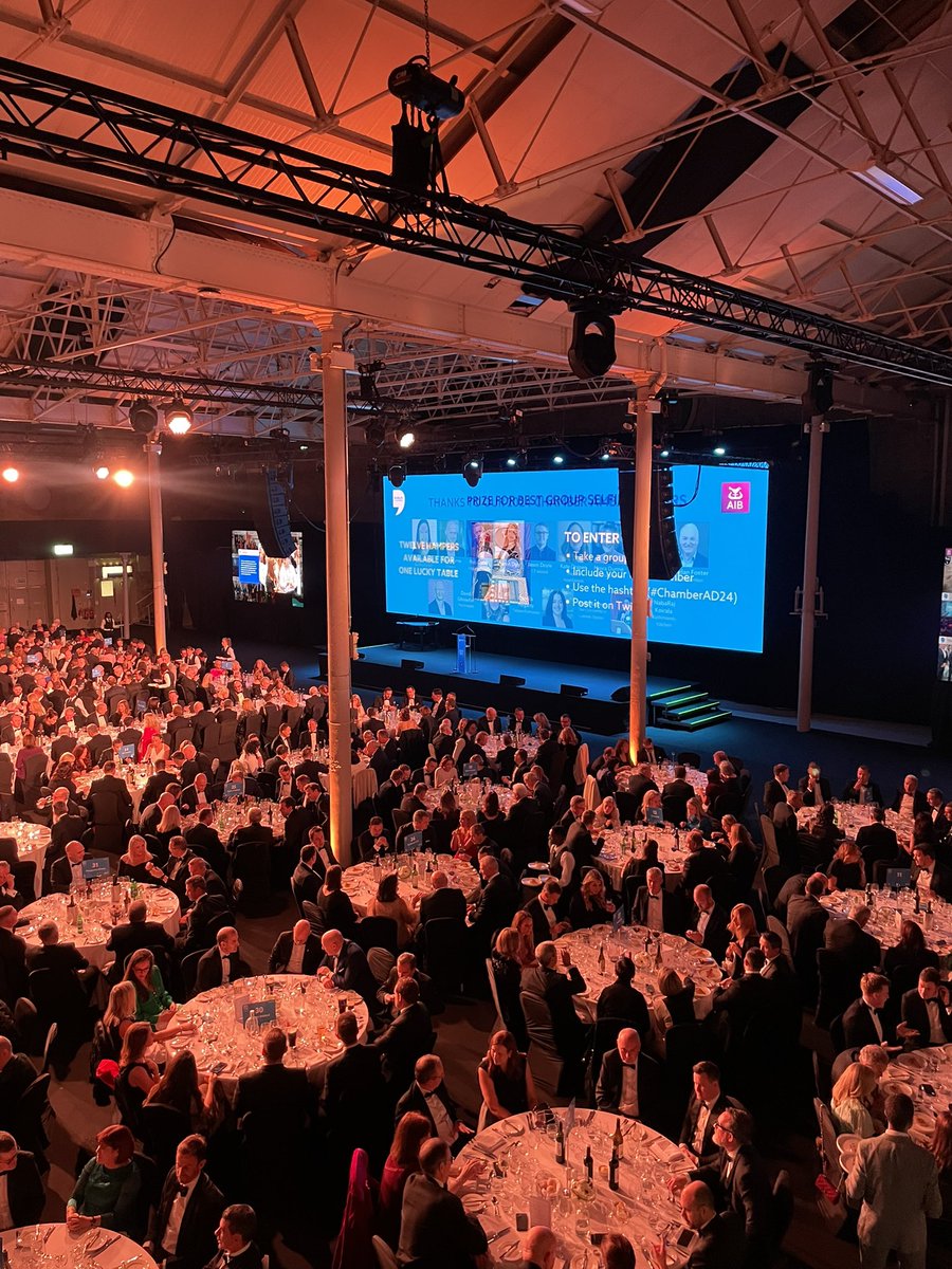 ciaradun's tweet photo. Great atmosphere in @TheRDS for our Annual Dinner 

#ChamberAD24 @AIBBiz https://t.co/V5WIlvcTdW