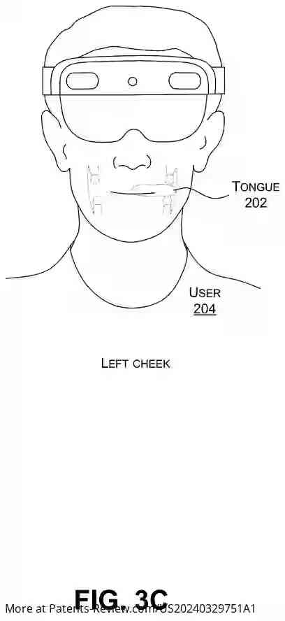 PatentPulse's tweet photo. New patent application #US20240329751A1 by #Microsoft explores using tongue gestures to control devices. It involves training ML models to detect gestures via inertial sensors. Innovative tech for hands-free interaction! $MSFT #InertialSensing #TongueGestures #MachineLearning https://t.co/YADfKYF0jw