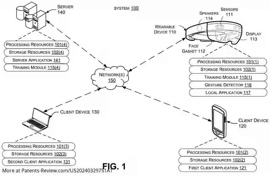 PatentPulse's tweet photo. New patent application #US20240329751A1 by #Microsoft explores using tongue gestures to control devices. It involves training ML models to detect gestures via inertial sensors. Innovative tech for hands-free interaction! $MSFT #InertialSensing #TongueGestures #MachineLearning https://t.co/YADfKYF0jw