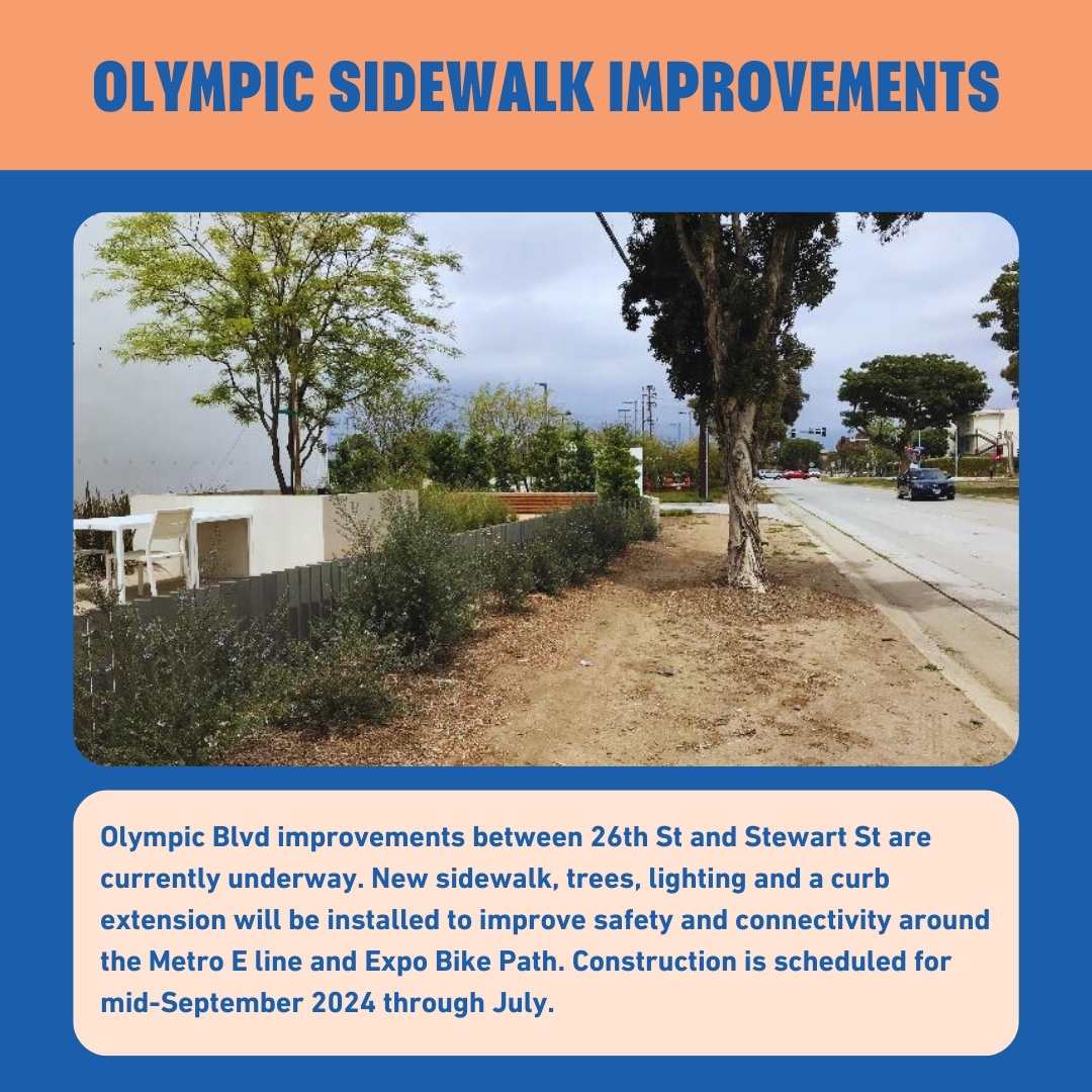 santamonicacity's tweet image. The Bergamot area is transforming into a safer, greener space for all! These upgrades that support multimodal transportation &amp;amp; make it easier to go car-free for #WeekWithoutDriving. Visit ow.ly/J6jo50TySr0 to get a free 7-day @BigBlueBus pass! #GoSaMo #TakeTheFriendlyRoad