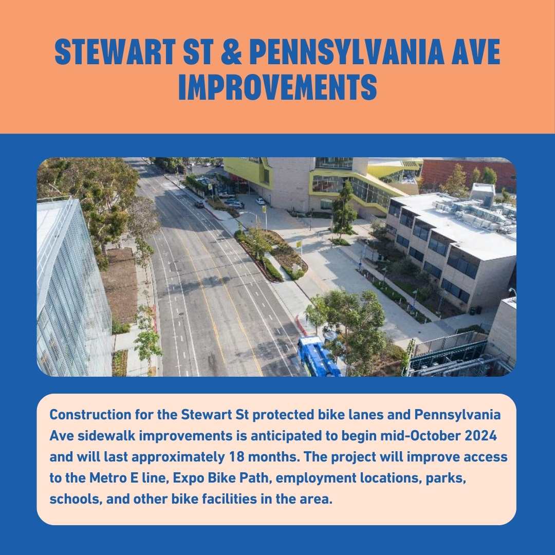 santamonicacity's tweet image. The Bergamot area is transforming into a safer, greener space for all! These upgrades that support multimodal transportation &amp;amp; make it easier to go car-free for #WeekWithoutDriving. Visit ow.ly/J6jo50TySr0 to get a free 7-day @BigBlueBus pass! #GoSaMo #TakeTheFriendlyRoad