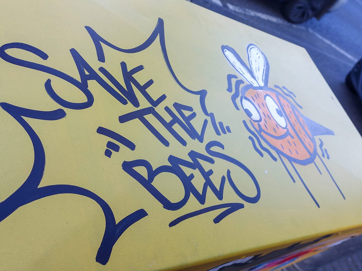 Jono Hughes (@jonokong) on Twitter photo Cool #communityartwork project <a href="/TidyEnniscorthy/">EnniscorthyTidyTowns</a> has completed with a local artist..watch this space more incoming #biodiversity #savethebees Cool #communityartwork project <a href="/TidyEnniscorthy/">EnniscorthyTidyTowns</a> has completed with a local artist..watch this space more incoming #biodiversity #savethebees