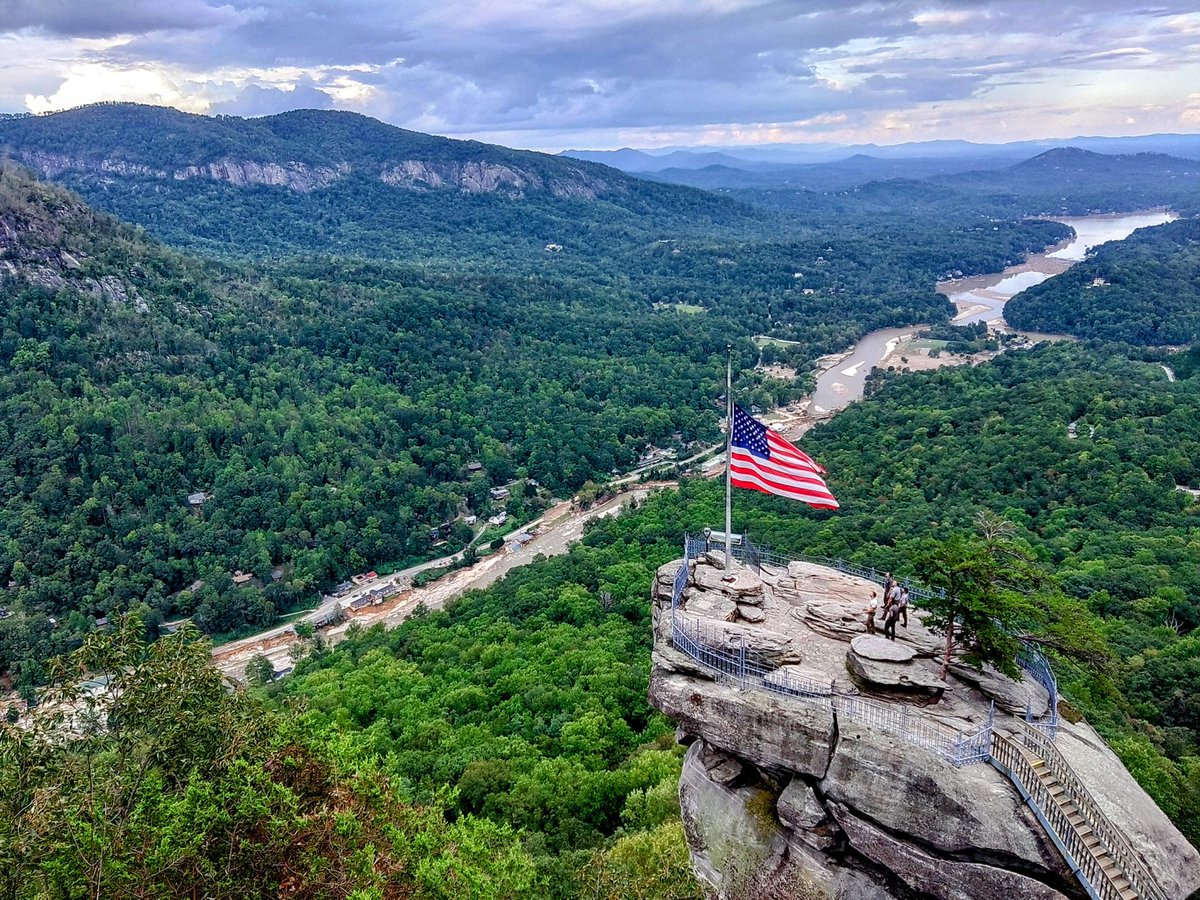 Sharing this latest photo from Chimney Rock State Park. 
<a href="/WLOS_13/">WLOS</a>