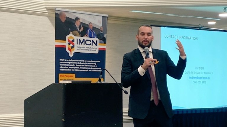 AMCshortlinecda's tweet photo. We gained valuable insights about grants and funding programs today at the Indigenous Manufacturing and Contracting Network Inc "Accessing Capital Workshop". The presentations from key stakeholders shared information regarding future funding. #ICMN https://t.co/sofm24oxdJ