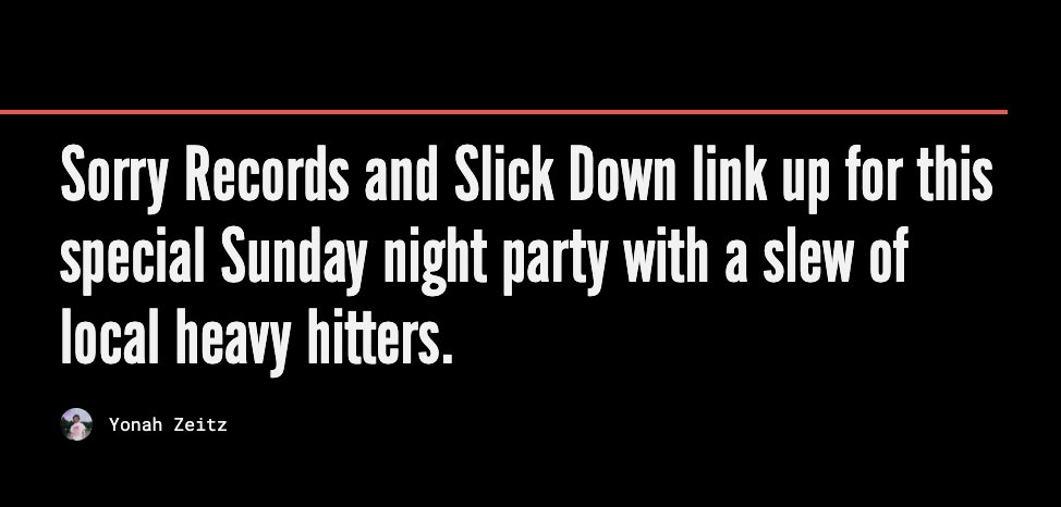 I know thats right !!!!!!

Party is Sunday. Please come 😗

ra.co/events/2003069