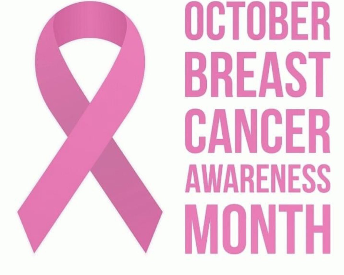 October is Breast Cancer Awareness Month, a time to raise awareness, show support, and honor the brave warriors who fight this battle every day. Together, we can make a difference! 🎀 #BreastCancerAwareness #SupportTheFight #StrongerTogether”