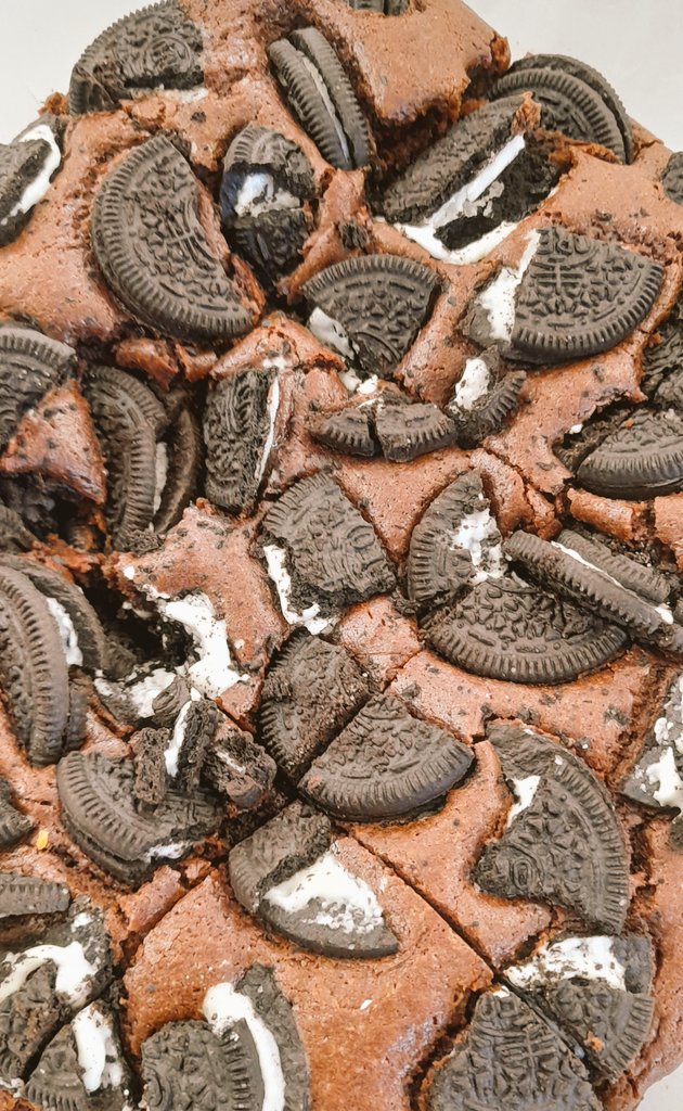 #vegan oreo brownies