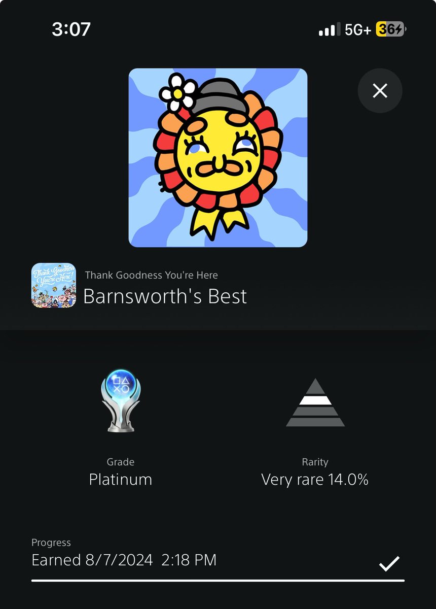 This just came in the mail, shout out to <a href="/panic/">Panic</a> and <a href="/coalsupper/">Coal Supper</a> for the free patch and tea. Genuinely so cool, everyone go play Thank Goodness You’re Here!