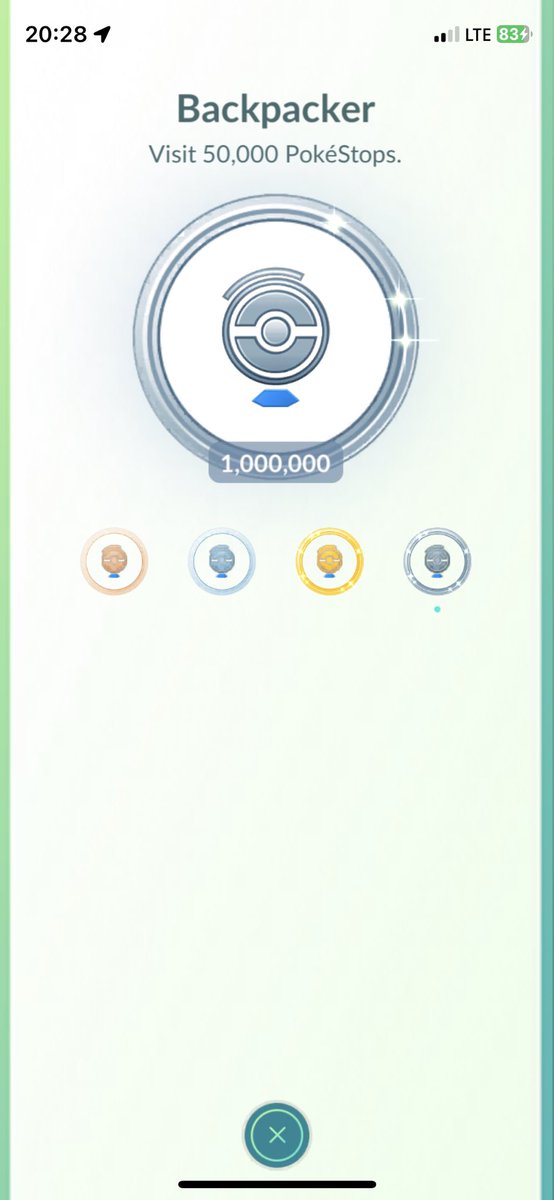 Final achievement unlocked! Game over. 🥱

#PokemonGO #scrubgoals