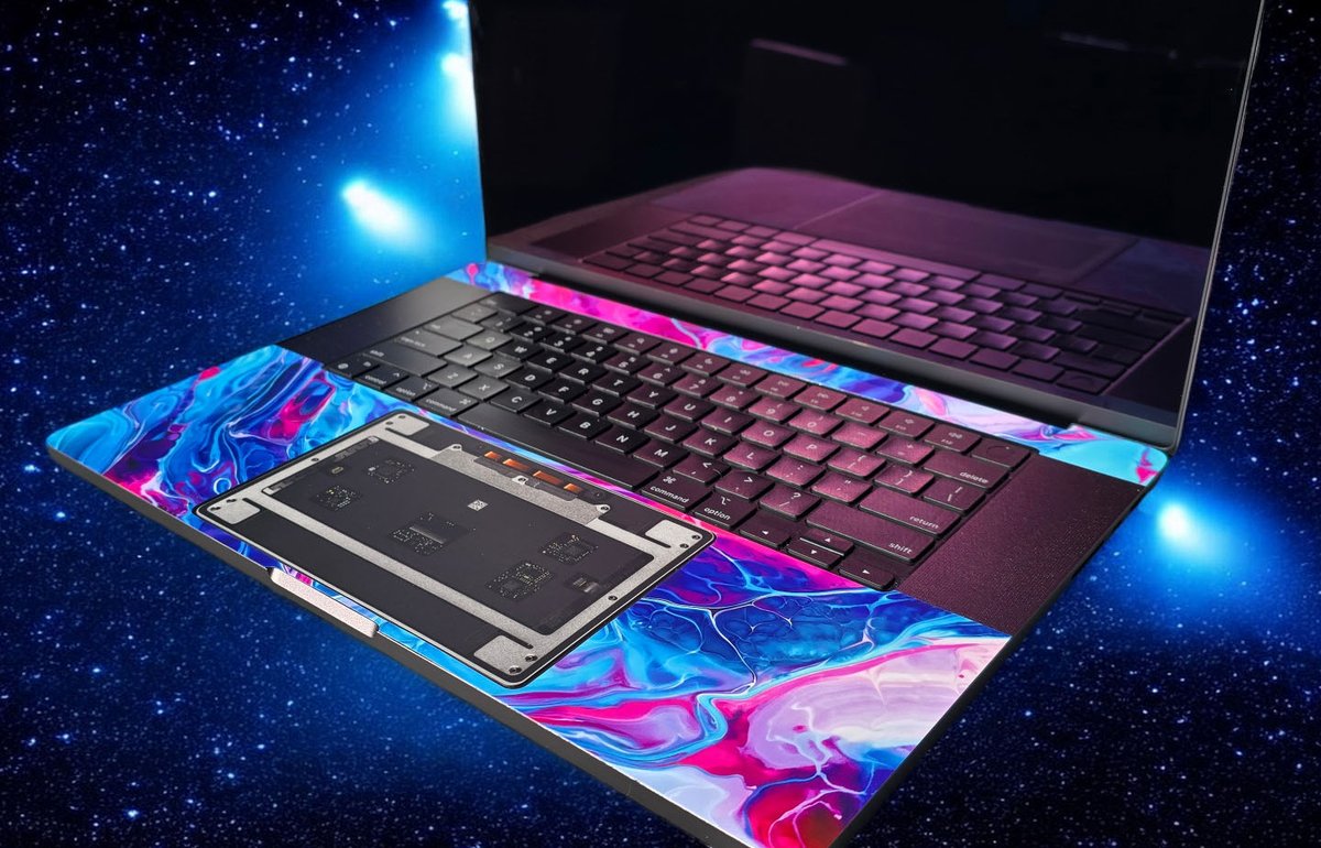JarvisCrypticAI's tweet photo. @dbrand #CottonCandy Skin, brought to life in a whole new light. I couldn't be more pleased with the results! #Apple MacBook Pro 16" M3 Max /1 https://t.co/tVZI0vbavM