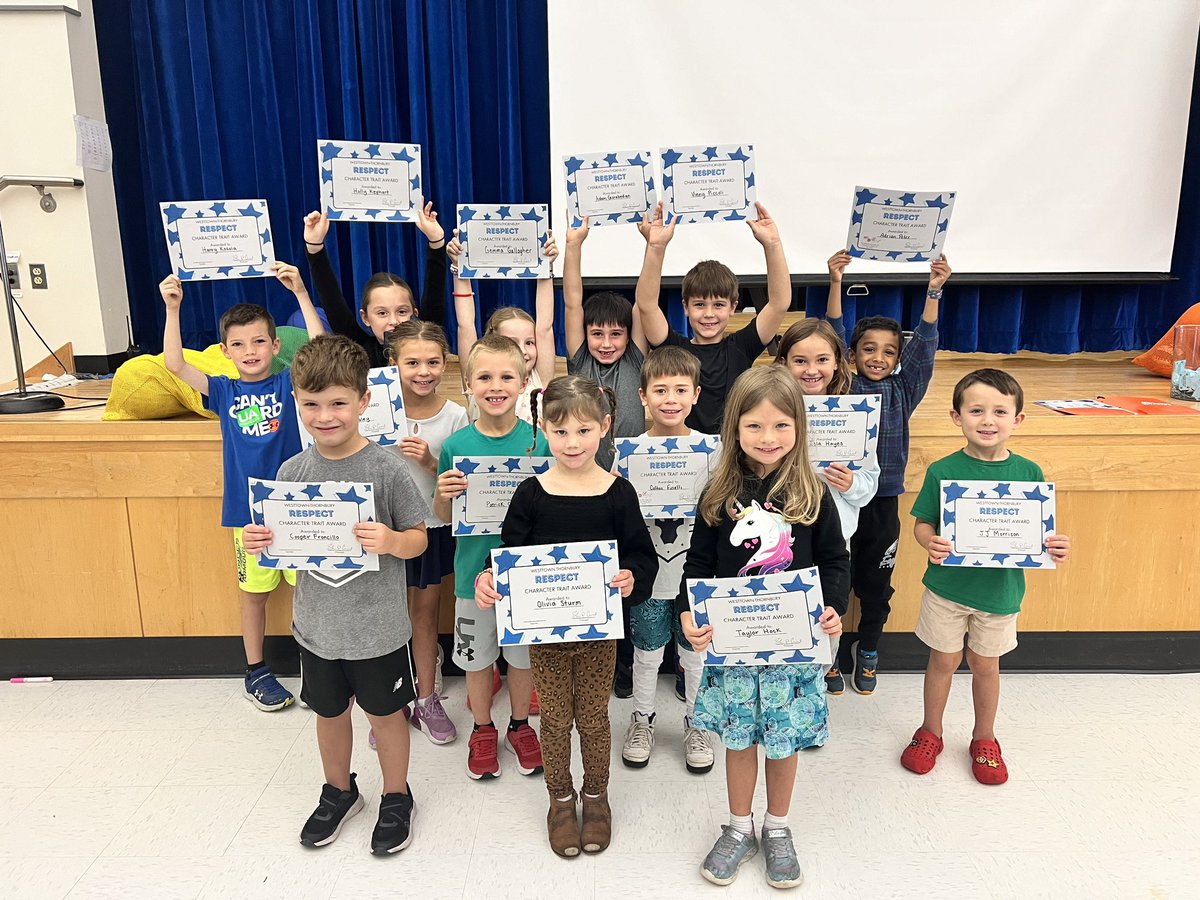 Congratulations to these respectful wildcats for demonstrating respect throughout the month of September! <a href="/WestChesterASD/">West Chester Area SD</a> <a href="/WTEPTO/">Westtown-Thornbury PTO</a> #teamwte