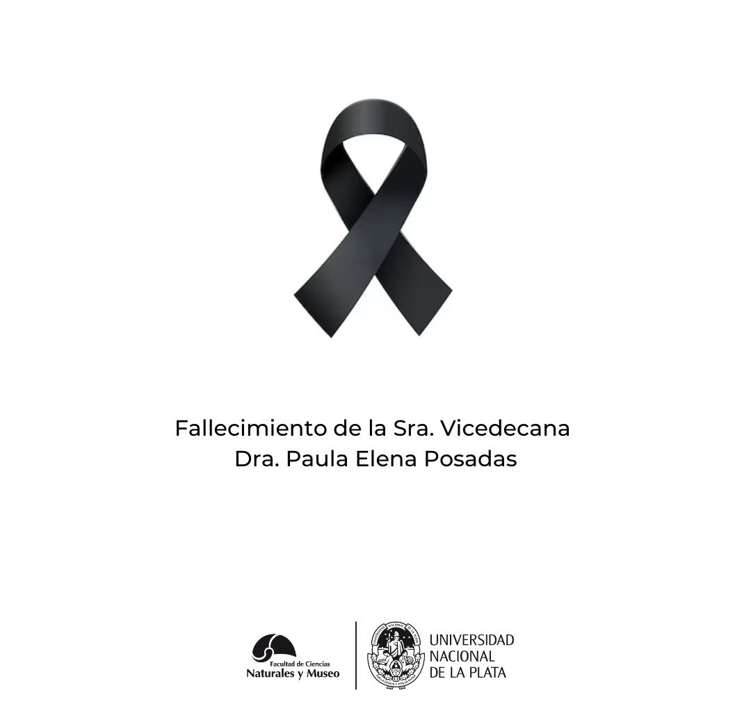 4 DE OCTUBRE - MUSEO CERRADO

Debido al fallecimiento de la Sra. Vicedecana de la Facultad de Ciencias Naturales y Museo, Dra. Paula Elena Posadas, el Museo de La Plata permanecerá cerrado por duelo el día 4 de octubre.