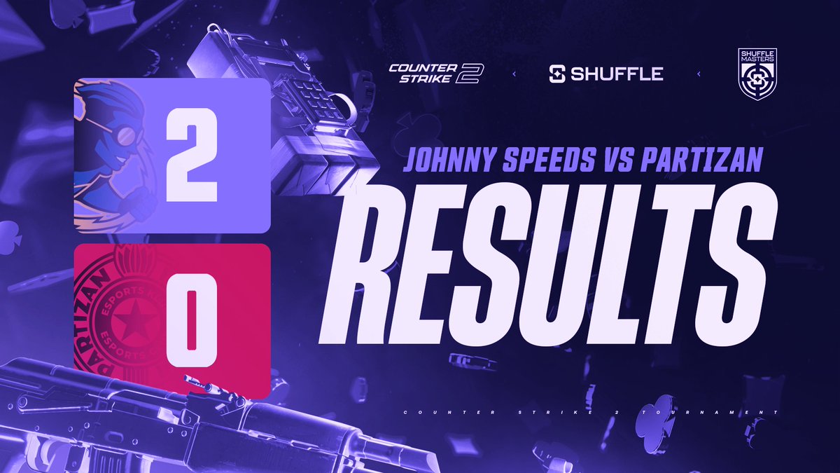 Shuffle Masters (@shufflemasters) on Twitter photo .<a href="/JohnnySpeedsCS/">Johnny Speeds ⚡️</a> are unstoppable once again and are the last team to advance to tomorrow's semi-finals!
#ShuffleMasters .<a href="/JohnnySpeedsCS/">Johnny Speeds ⚡️</a> are unstoppable once again and are the last team to advance to tomorrow's semi-finals!
#ShuffleMasters