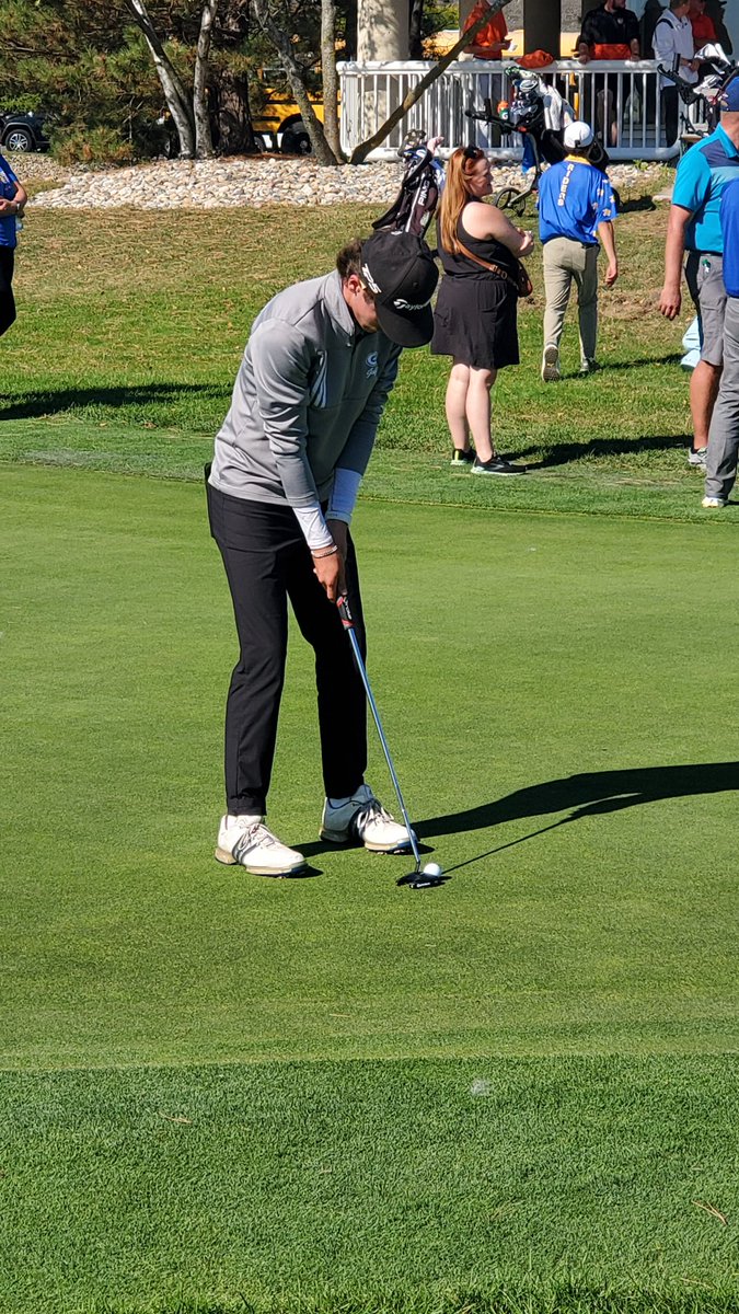 genoa_golf's tweet photo. Isaac Ewersen is going into a 3 player playoff for a trip to State. https://t.co/YDSx7pKHxk