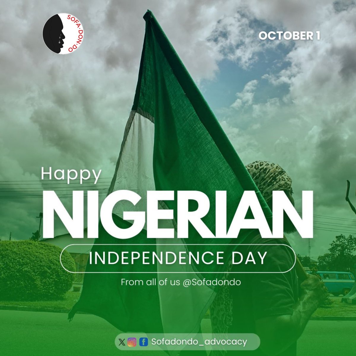 sofadondo's tweet photo. Happy Independence Day Nigeria!
#SofaDonDo #NigeriaAt64 #Nigeria64 https://t.co/4OCAJ1qSQX