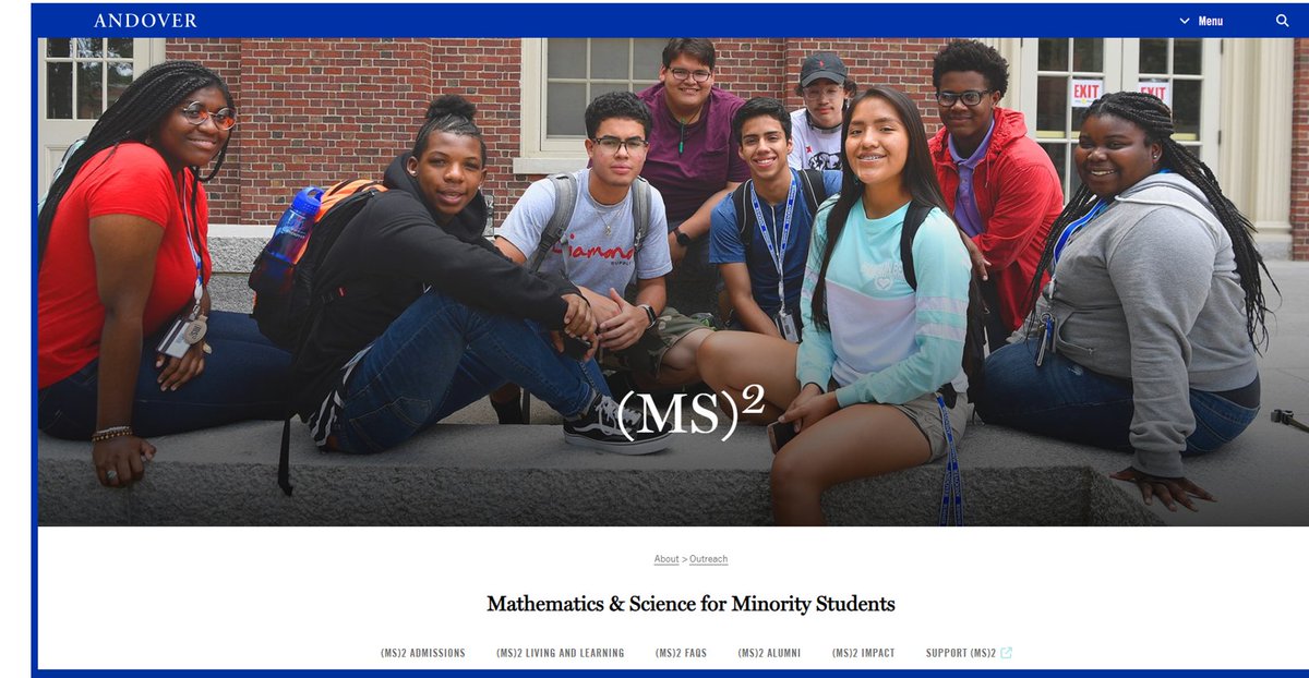 DebDrew0528's tweet photo. .@nationalgridus FOUNDATION is proud to partner w @phillipsacademy! This #ThoughtfulThursday we celebrate its MS2: Math &amp; Science for Minority Students prog. MS2 helps HS students who excel in math/science develop competencies, self-confidence requiredfor success. #NGFLovesGiving https://t.co/qbZoPbI6hs