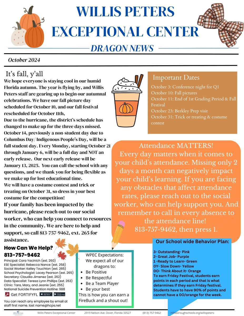 October newsletter 🍂