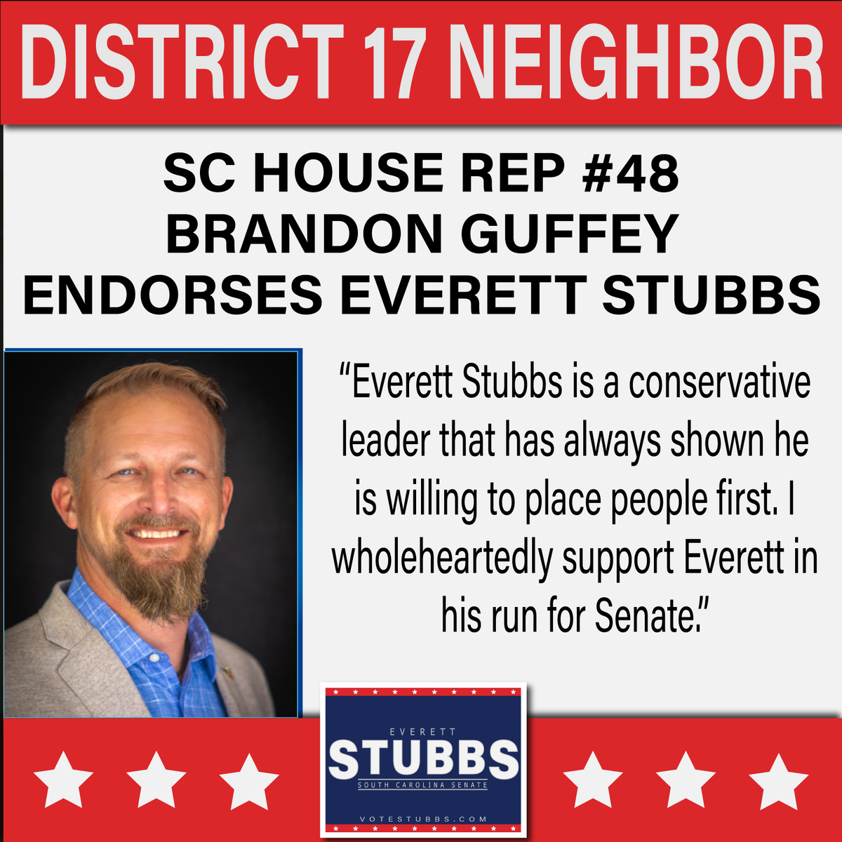 Senator Everett Stubbs tweet media