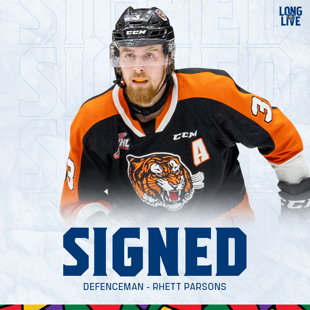 🖊 News | We've signed defenceman Rhett Parsons to a two-year AHL contract.   

Details >> bit.ly/3ZOZnPi

#LongLive