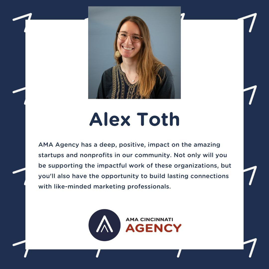 See what Alex, Marketing Director at Revision Collective, had to say about participating in AMA Agency! 

Make a difference in our community here: amacincinnati.org/get-involved/a…
