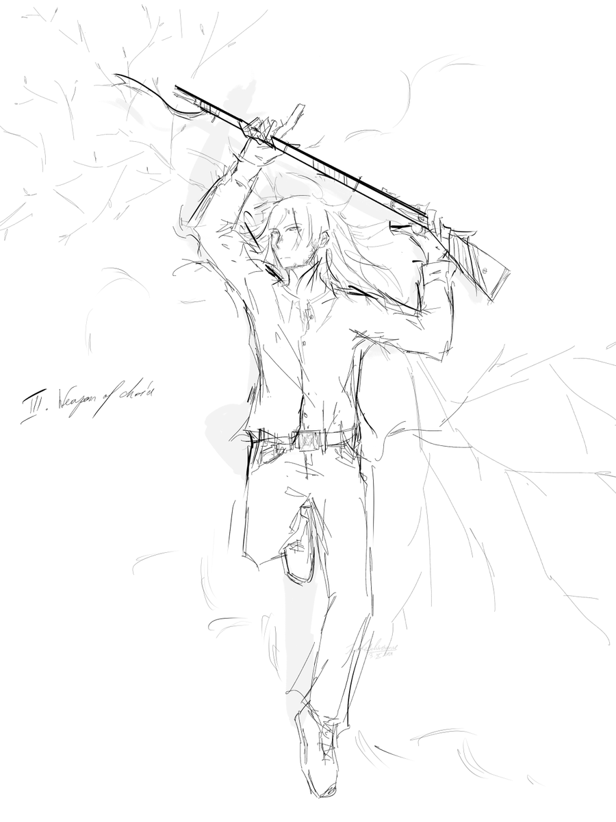 invkdeliverance's tweet photo. #AOArtober Day 3 - "Weapon of choice" https://t.co/xBA07xO43N