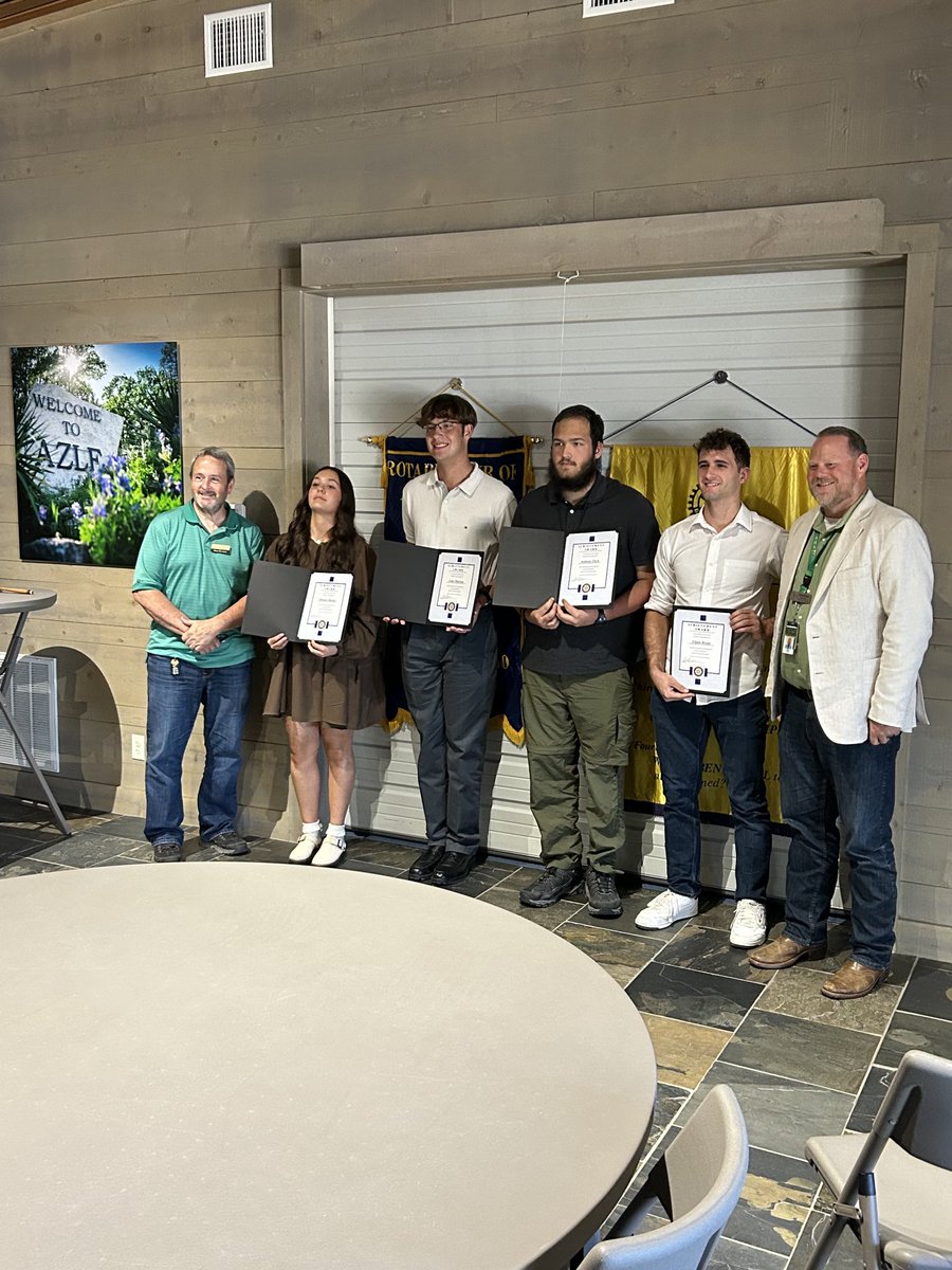 There is always a lot of pride seeing our athletes recognized for all of their achievements monthly at Rotary! They truly embody the term student athlete! ⁦<a href="/azlesb/">Azle Lady Hornet Softball</a>⁩ ⁦<a href="/AzleCheer/">Azle Cheer</a>⁩ ⁦<a href="/AzleTennis/">Azle Hornet Tennis</a>⁩ ⁦<a href="/WrestlingAzle/">Azle HS Wrestling</a>⁩ ⁦<a href="/azleisd/">Azle ISD</a>⁩