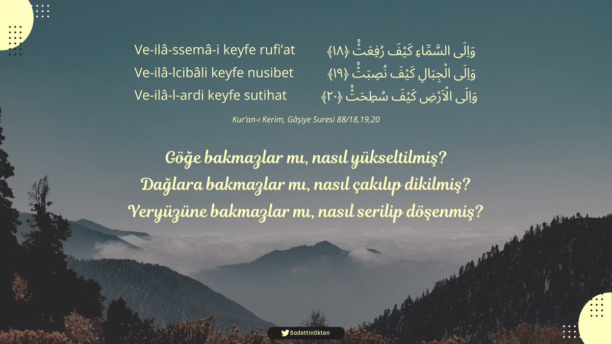 Daha mütevazı bir arabaya binin ama tabiata, insanlara, vakte, semaya vakit ayırın. Gökyüzünü seyretmeye, eyyam-ı mübarekeye zaman ayırın. Kitaba, deftere, insanlara, çocuklara, torunlara zaman ayırın. Onlarla irtibat kurun. Çünkü her birinde bir emanet var.