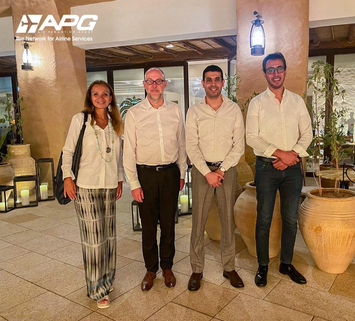 APG_Network's tweet image. Sandrine de Saint Sauveur, President &amp;amp; CEO of APG Inc., and Richard Burgess, President of APG Network, alongside hichem el ouej and Ahmed Ismail from our APG Saudi Arabia team, in Riyadh.

#APGNetwork #GlobalandLocal