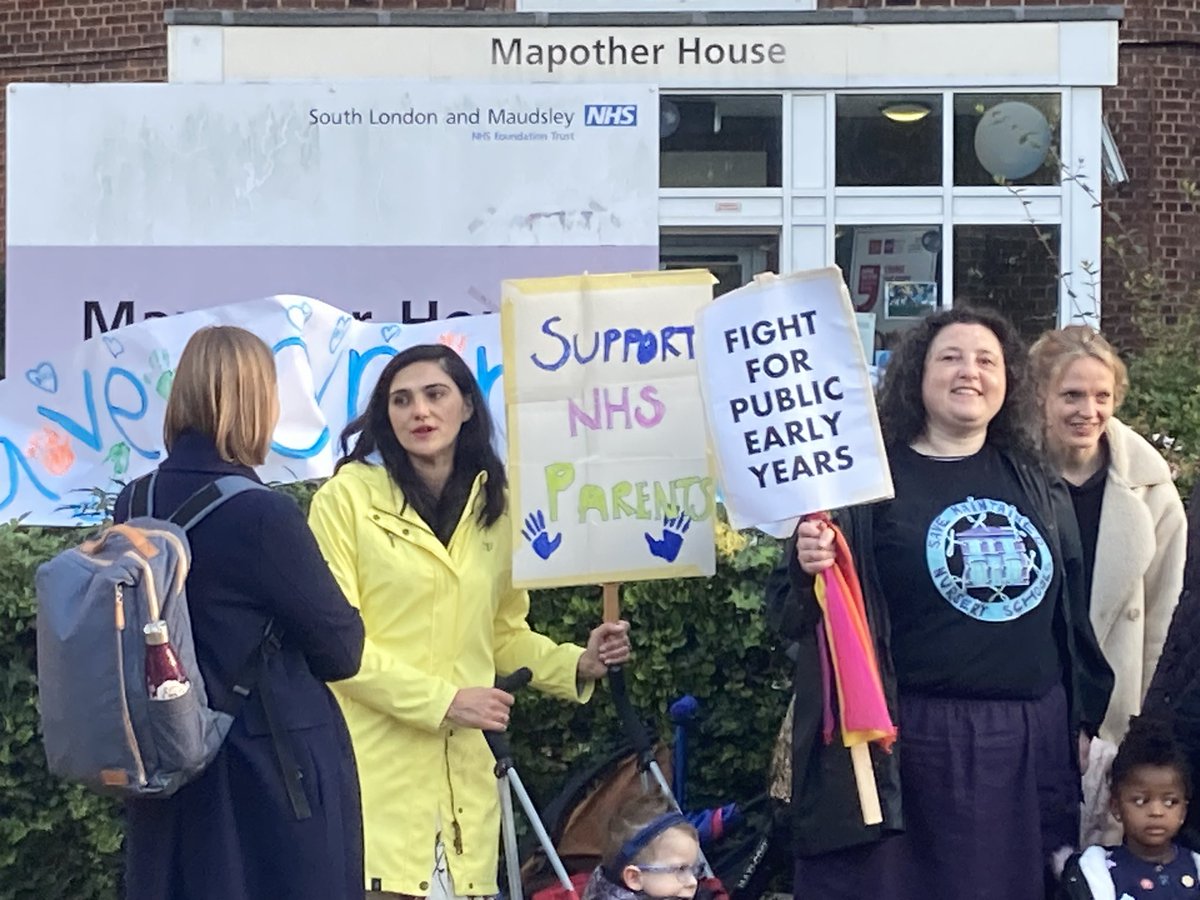 postpandemicchildcare (@postpandemicch1) on Twitter photo Deeds not words <a href="/KingsCollegeLon/">King's College London</a> KingsCollegeNHS <a href="/KingsCollegeLon/">King's College London</a>
<a href="/MaudsleyNHS/">NHS Maudsley</a>, <a href="/maudsleycharity/">Maudsley Charity</a>
<a href="/kingshealth/">King's Health Partners</a>
Spotted on the way to the #SaveOurNurseries demo Deeds not words <a href="/KingsCollegeLon/">King's College London</a> KingsCollegeNHS <a href="/KingsCollegeLon/">King's College London</a>
<a href="/MaudsleyNHS/">NHS Maudsley</a>, <a href="/maudsleycharity/">Maudsley Charity</a>
<a href="/kingshealth/">King's Health Partners</a>
Spotted on the way to the #SaveOurNurseries demo