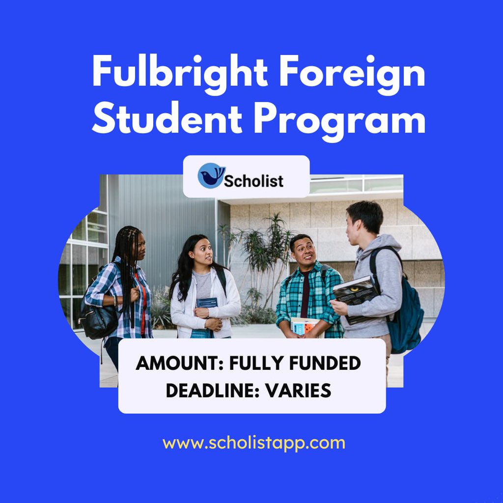 Are you looking for a fully-funded international Master’s Scholarship to study in the USA? Sponsored by the U.S. Department of State, this program covers full tuition fees, a living stipend, accommodation expenses, airfare, and health insurance.

Visit our website now to apply‼️