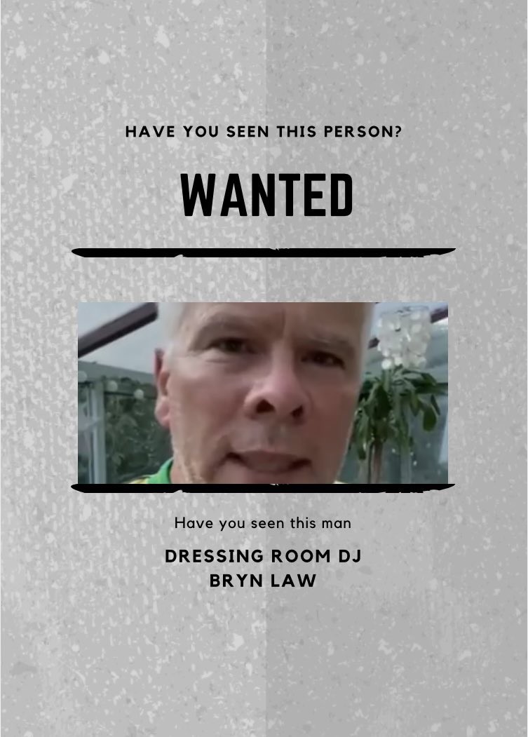 Time for a player announcement. Have you seen this man. <a href="/BrynLaw/">Bryn</a> <a href="/wrexhampolicefc/">Wrexham Police FC</a>