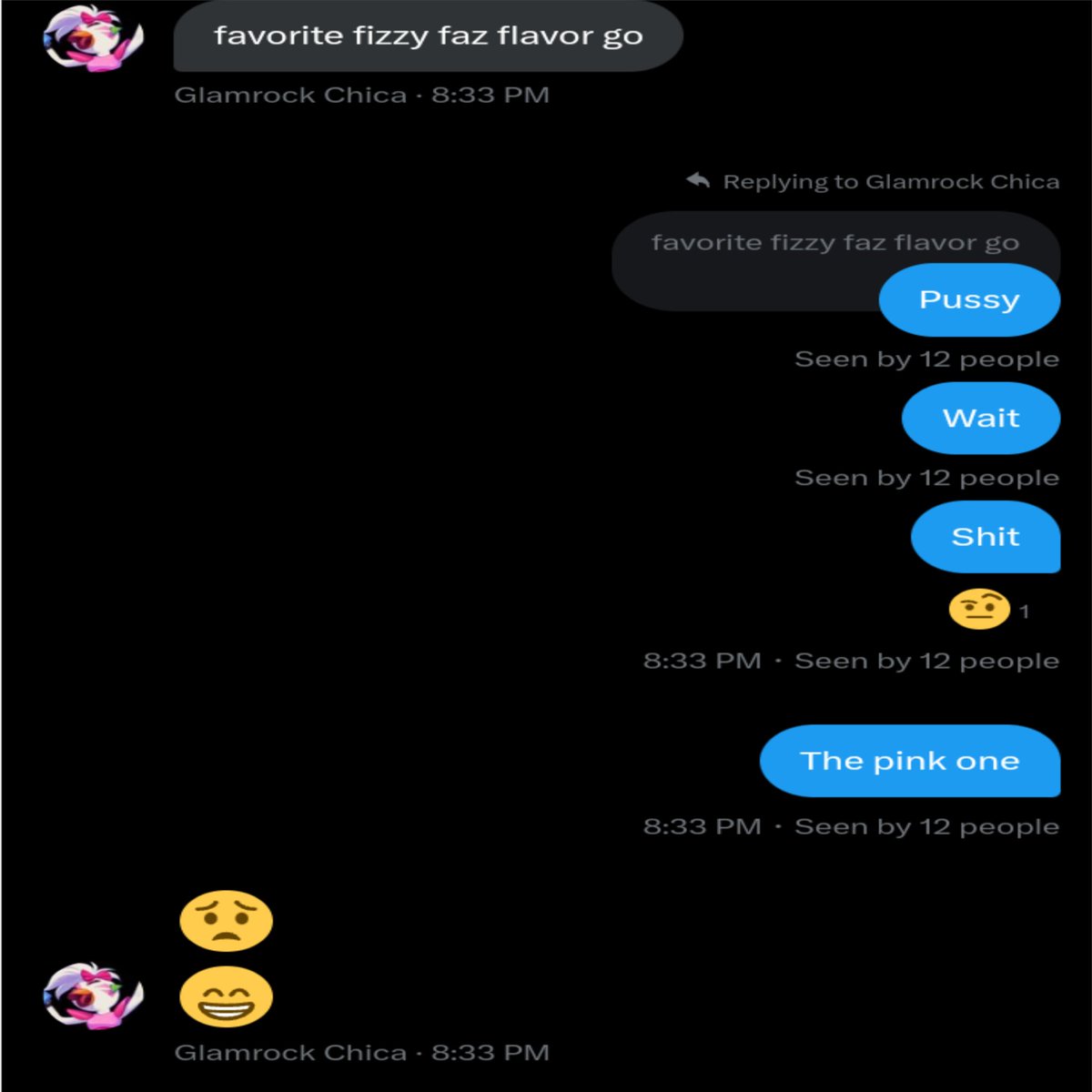 thepainterbrush's tweet photo. In celebration of 60 followers I'll be 
Drinking the pussy fizzy faz https://t.co/FU4NXrCfUL