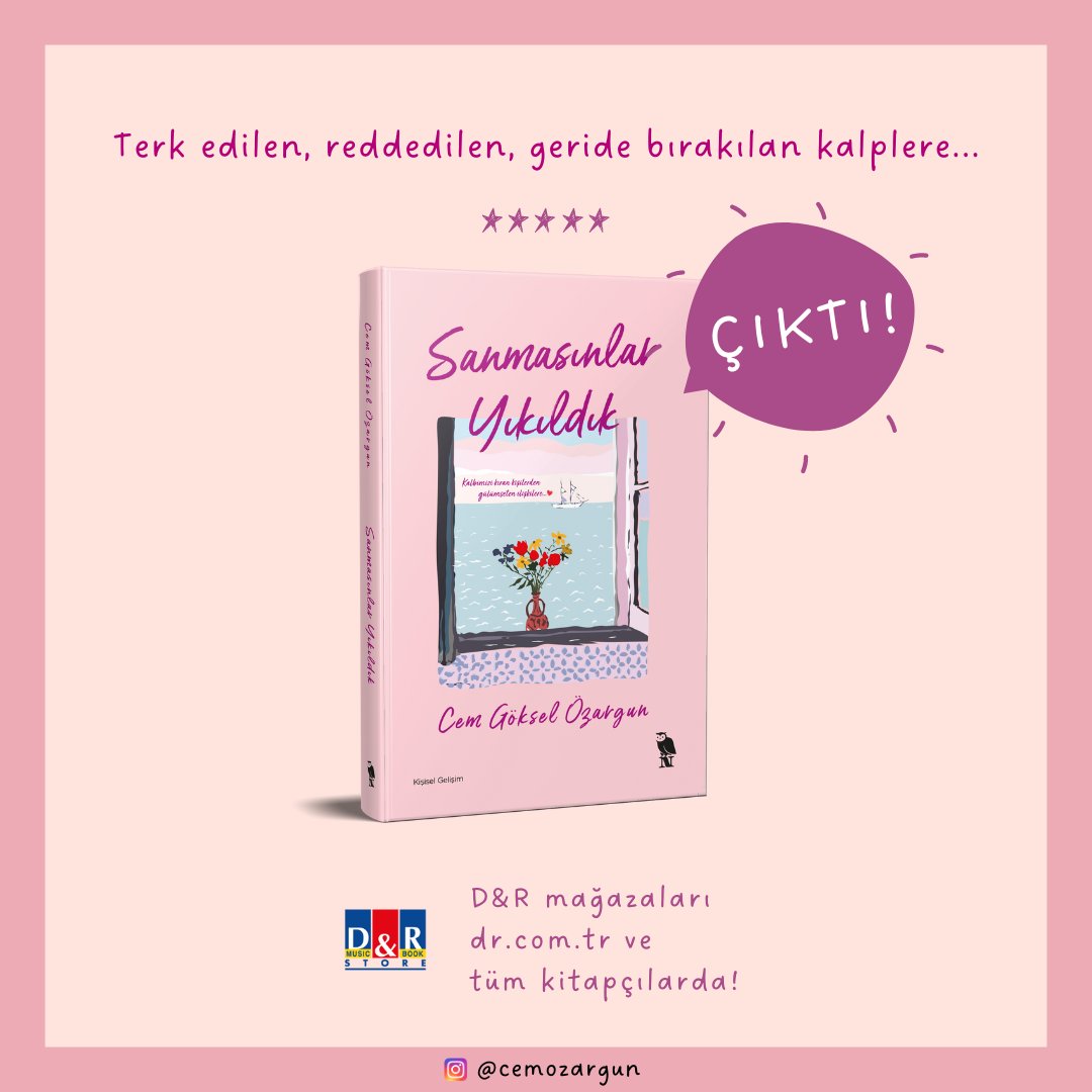 gozargun's tweet photo. Uzun zaman sonra ve çook farklı bir niyetle müjde bırakmaya uğradım buraya☺️ Artık kariyerime yazar olarak da devam ediyorum🤓 Ve ilk kitabım "Sanmasınlar Yıkıldık" bugün itibariyle online satışa çıktı!🥳 D&amp;R, Amazon, Trendyol, Hepsiburada, Bkmkitap vb her yerde bulabilirsiniz🙏 https://t.co/P2mWQKfMHm