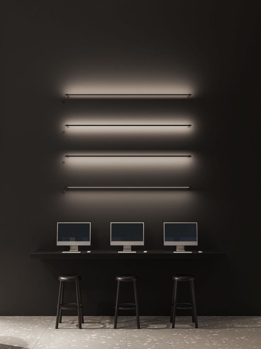 Gramm from <a href="/intra_us/">Intra-lighting.US</a> is elegant and focused, meant to enlighten only what is needed. When you want a pleasant indirect light, you simply rotate it up with one move.

Reach out to JTH Lighting to hear more about Gramm!
jthlighting.com
.
.
#jth #intralighting #ledlighting