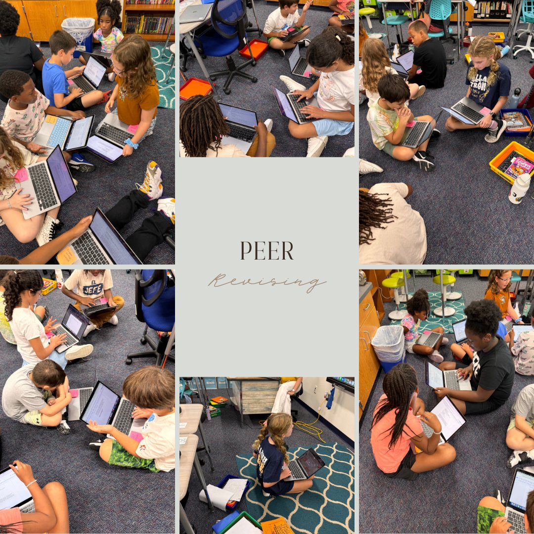 Watching my 4th graders peer review and edit their extended constructed responses today was incredible! They're learning how to give feedback, make revisions, and grow as writers. Proud of their progress! #itsaslaughterthing <a href="/SlaughterES/">Slaughter Elementary</a> #thursdayvibes